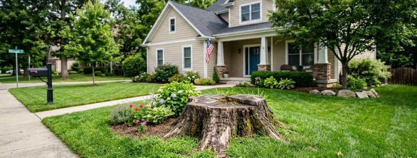 stump grinding or removal